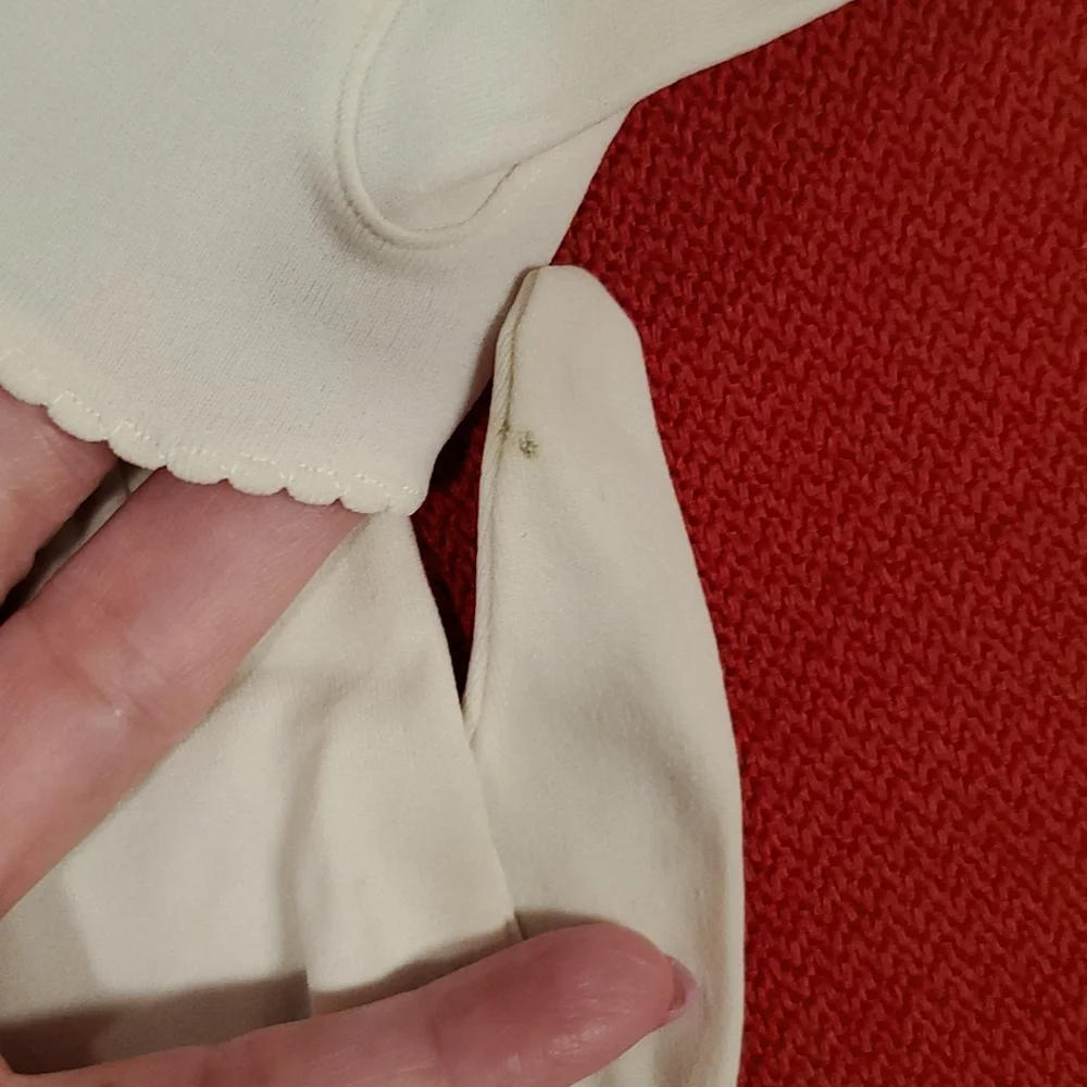 Vintage child size ivory cream gloves 1st Communion Confirmation dress